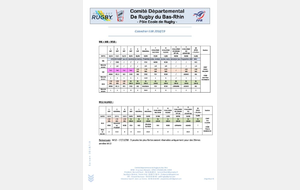 Tableau Tournois 2018-2019 M6 à M12